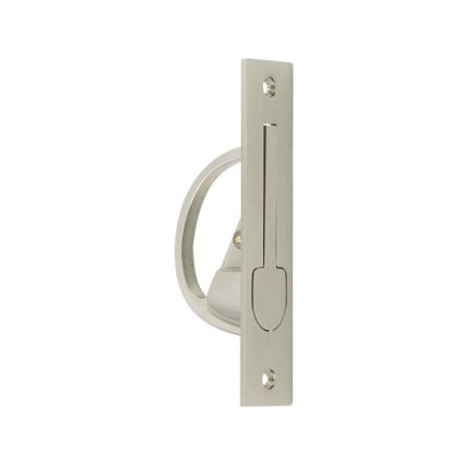 Burlington Sliding Door Edge Pull Satin Nickel - By Frelan Hardware - BUR280SN