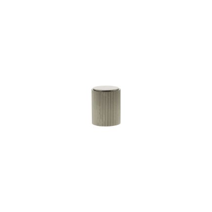 Millhouse Brass Battersea Linear Cylinder Cabinet Knob Handle - Satin Nickel
