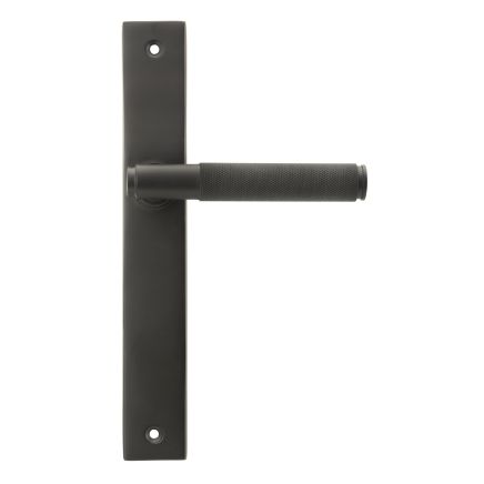 Aged Bronze Brompton Slimline Lever Espag. Latch Set