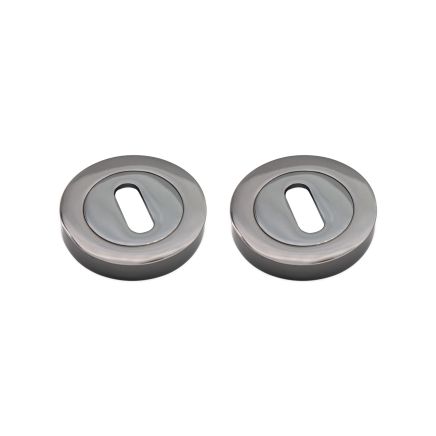 Oval Standard Escutcheon Black Nickel