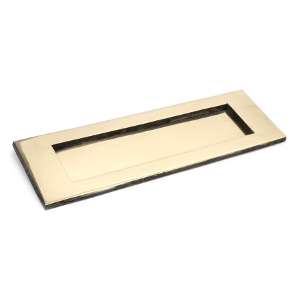 Aged Brass Large Letter Plate