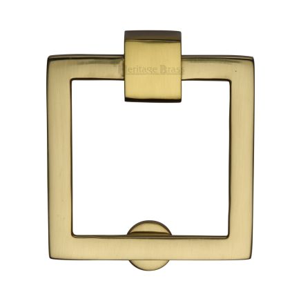 Heritage Brass Square Drop Pull Polished Brass finish