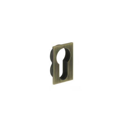 Forme Concealed Rose Euro Escutcheons Square - Yester Bronze (Pair)