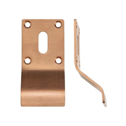 Zoo Hardware Cylinder Latch Pull - Standard Profile - 88mm x 43mm - Tuscan Rose Gold