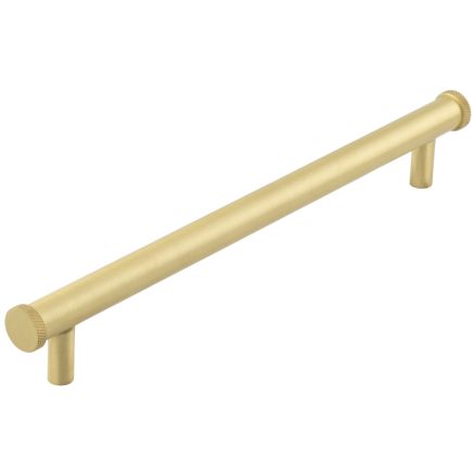 Hoxton Wenlock Cabinet Handles 224mm Ctrs Satin Brass - By Frelan Hardware - HOX160SB
