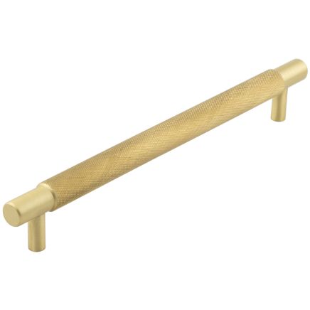 Hoxton Taplow Cabinet Handles 224mm Ctrs Satin Brass - By Frelan Hardware - HOX2060SB