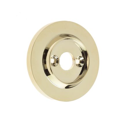 Replacement Roses for Porcelain Door Knobs 60mm Brass Finish - By Frelan Hardware - JC80RPVD