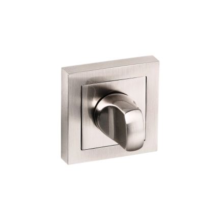 Senza Pari WC Turn and Release on Square Rose - Satin Nickel
