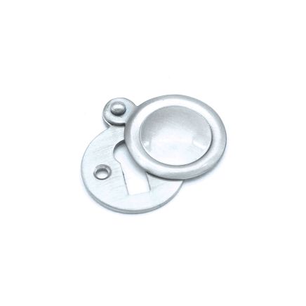 Victorian Key hole Covered Satin Chrome