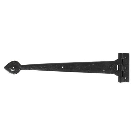 Textured Black 18" Cast T Hinge (pair)