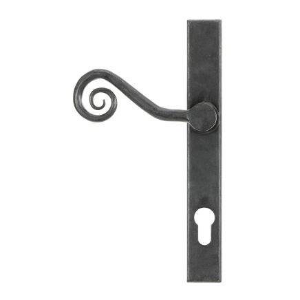 External Beeswax Monkeytail Slim. Lever Espag. Lock Set - LH
