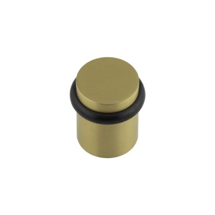 CRES Satin Brass Floor Door Stop - By Frelan Hardware - CRES2001SB