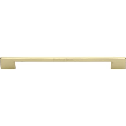 Heritage Brass Cabinet Pull Victorian Design 256mm CTC Polished Brass finish