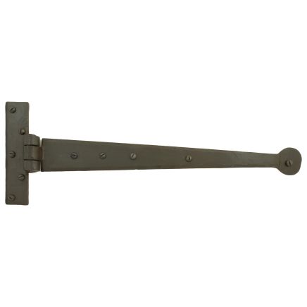 Beeswax 15" Penny End T Hinge (pair)