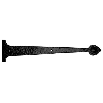 Zoo Hardware Hinge Front - 18" - Pairs - Black