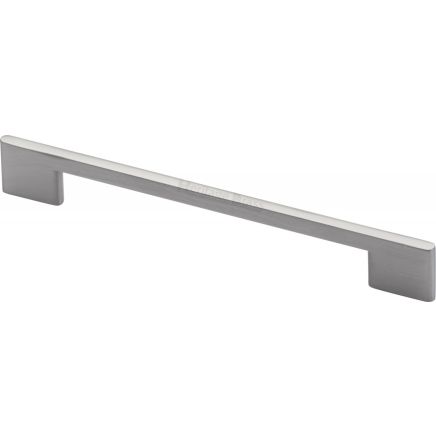 Heritage Brass Cabinet Pull Victorian Design 192mm CTC Satin Nickel finish