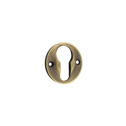 Burlington 40mm Euro Profile Escutcheon 40MM Antique Brass - By Frelan Hardware - BUR122AB