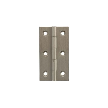 Millhouse Brass Cabinet Butt Hinges 75mm x 41mm x 2mm - Satin Nickel