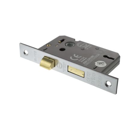 Atlantic 3 Lever Key Sashlock [CE] 3" - Satin Chrome