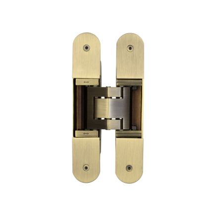 Ghost 3D 160mm Concealed Hinge Antique Brass - By Frelan Hardware - CH100AB