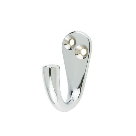 Jedo Single Robe Hooks 44mm Polished Chrome - By Frelan Hardware - JV61PC