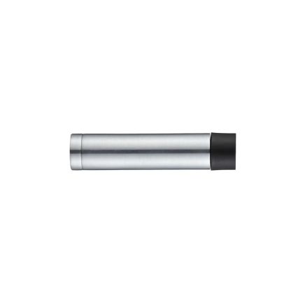 Zoo Hardware Door Stop - Cylinder without Rose 70mm - Satin Chrome
