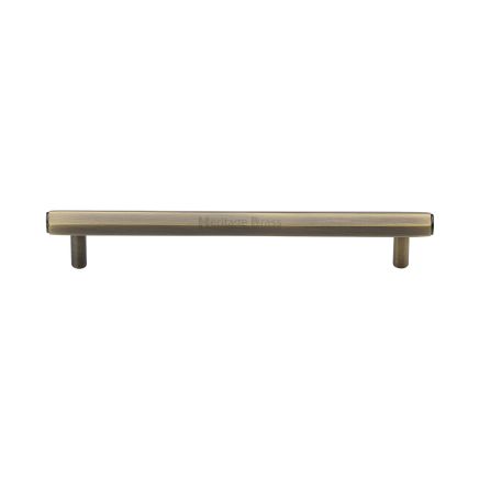Heritage Brass Cabinet Pull Hexagon Design 160mm CTC Antique Brass finish