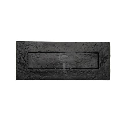 The Tudor Letterplate 10" Black Iron