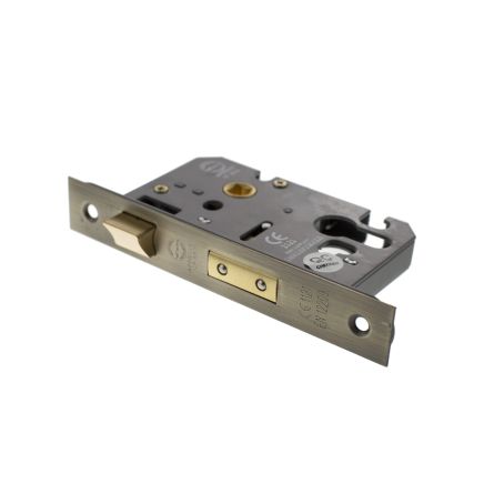 Atlantic Euro Sashlock [CE] 2.5" - Matt Antique Brass