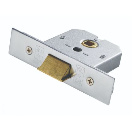Flat Latch 64mm - Satin Chrome Plated