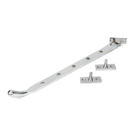 Satin Chrome 12" Peardrop Stay