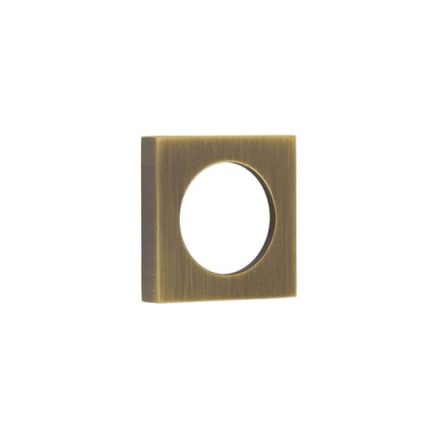 Burlington Plain Square Outer Rose for Burlington Escutcheon Antique Brass - By Frelan Hardware - BUR171AB
