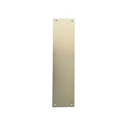 Jedo Plain Fingerplates 305x75mm Satin Anodised Aluminium - By Frelan Hardware - J1409