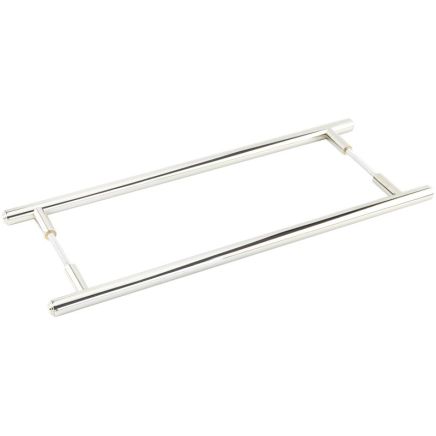 Burlington Belgrave Pull Handles 425 X 20mm Back to Back Polished Nickel - By Frelan Hardware - BUR1000PNB2B