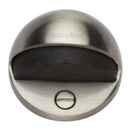 Heritage Brass Shielded Door Stop Satin Nickel finish