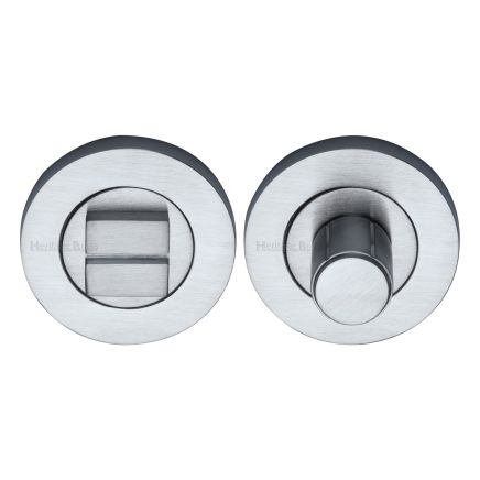 Heritage Brass Thumbturn & Emergency Release Satin Chrome finish
