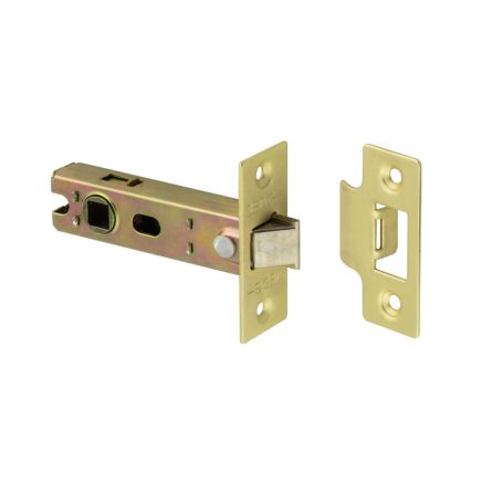 75mm Satin Brass Tubular Latch - By Frelan Hardware - JL121SB
