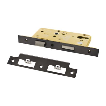 Atlantic DIN Heavy Duty Euro Profile Sashlock Double Throw 60mm backset - Satin Brass