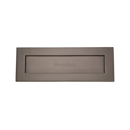 Heritage Brass Letterplate 14" x 4 1/2" Matt Bronze finish
