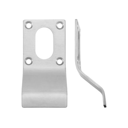 Zoo Hardware Cylinder Latch Pull - Oval Profile - 88mm x 43mm - Satin Stainless