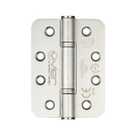 Zoo Hardware Grade 14 Low Maintenance Hinge Radius - 102 x 76 x 3.4mm - Satin Stainless