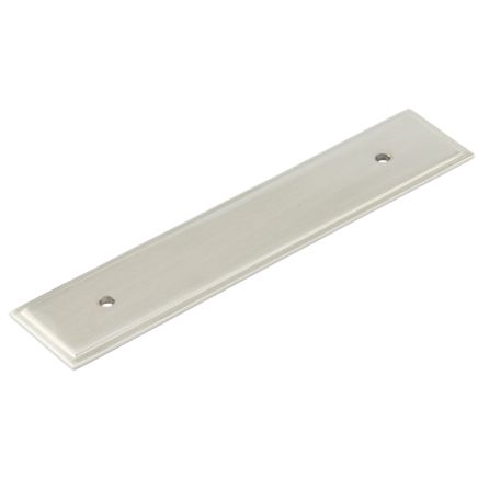 Hoxton Rushton Backplate for Cabinet Handles 140x30mm Satin Nickel - By Frelan Hardware - HOX6050SN