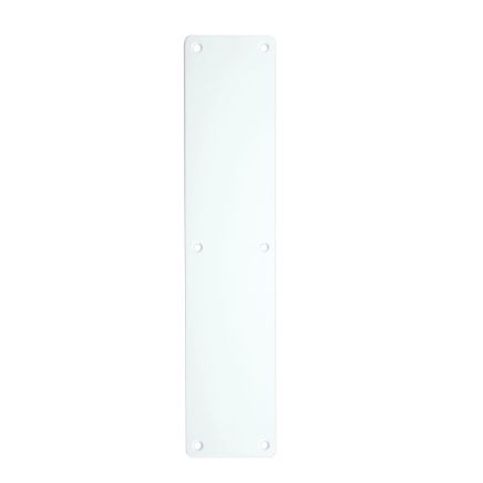 Zoo Hardware Finger Plate - White
