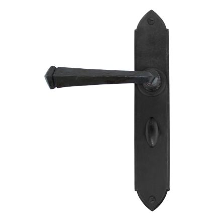 Beeswax Gothic Lever Bathroom Set