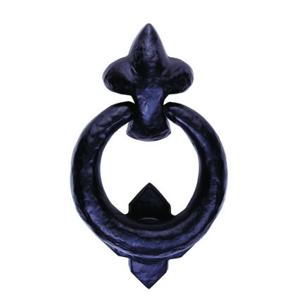 Ring Door Knocker - Black Antique