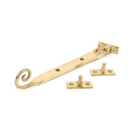 Polished Brass 8" Monkeytail Stay