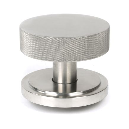 Satin Marine SS (316) Brompton Centre Door Knob (Art Deco)