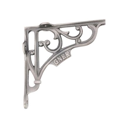 GNER Shelf Bracket Pewter 150x150mm (Sold in Pairs)