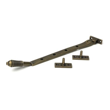 Burnished Brass 10" Reeded Stay