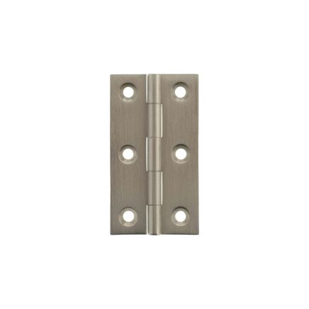 Millhouse Brass Cabinet Butt Hinges 64mm x 35mm x 2mm - Satin Nickel